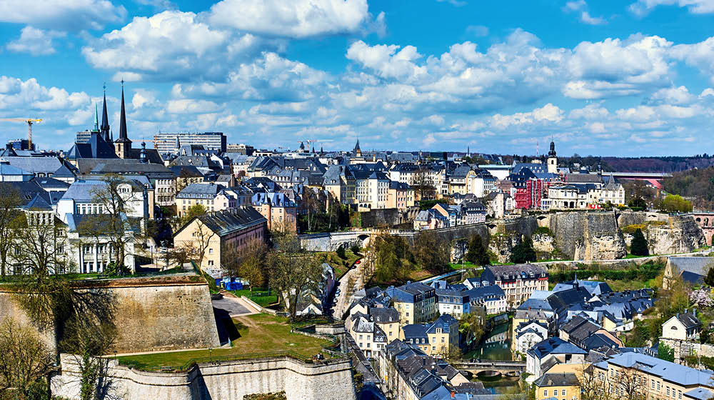 Luxembourg cityscape. Western Europe