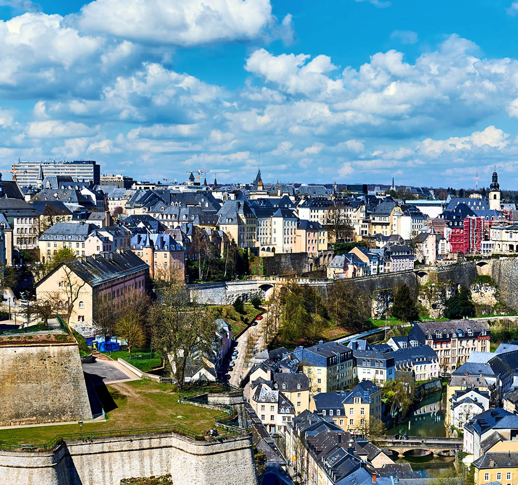 Luxembourg cityscape. Western Europe