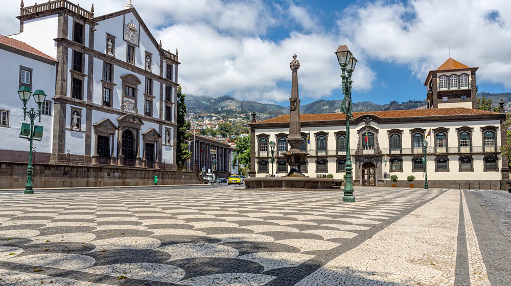 Historic town hall in Funchal, Madeira