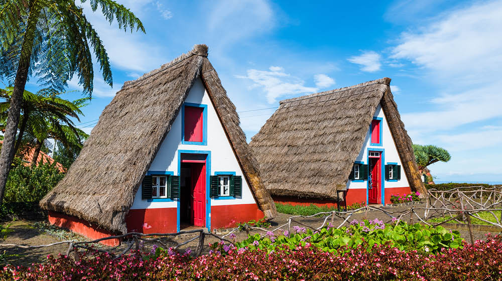Traditional rural house, Santana Municipal Council, Madeira island, Portugal