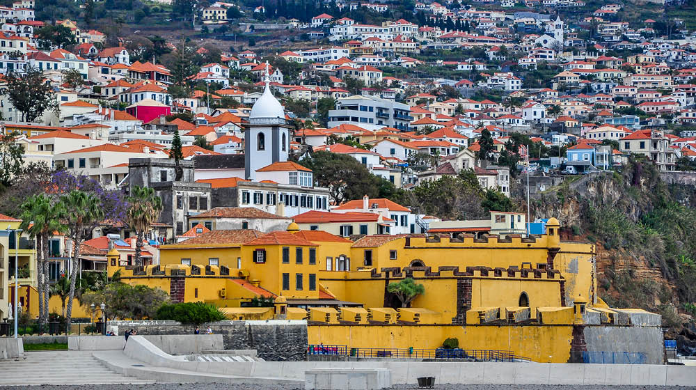 Santiago fortress (Sao Tiago fort) in Funchal, Madeira island, Portugal