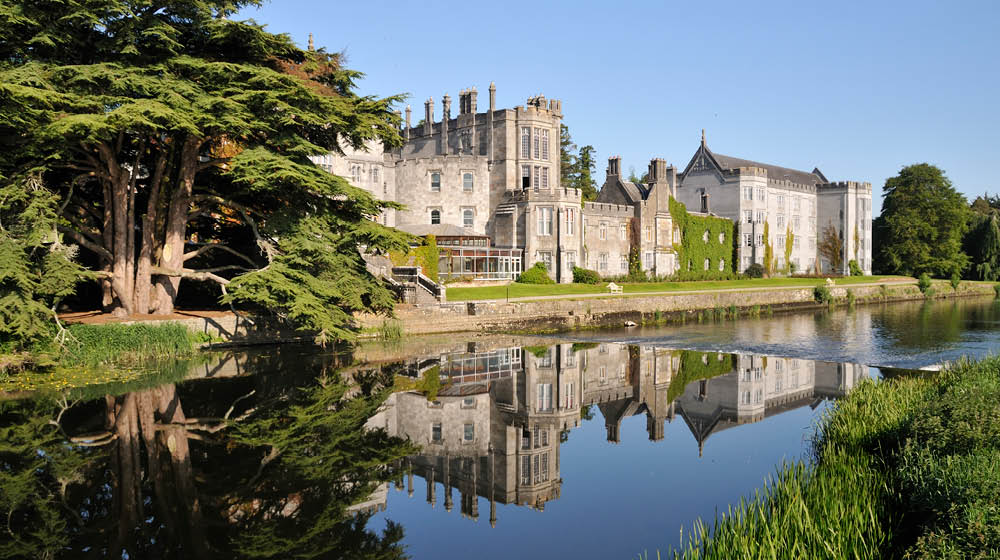 Castle Hotel Adare in Ireland. Side view