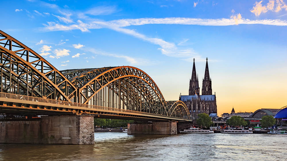 Cologne Cathedral and Hohenzollern Bridge - Cologne - Germany
