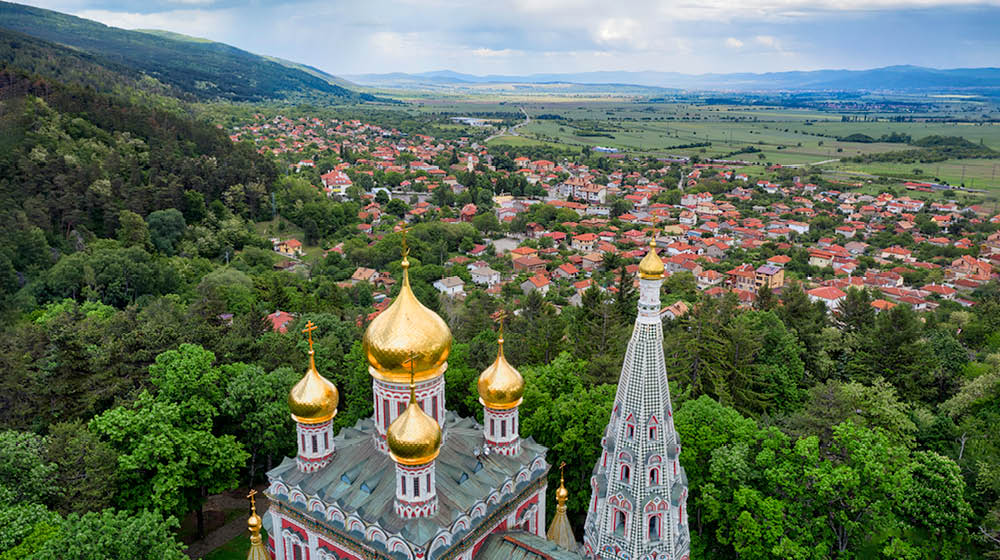 Shipka Memorial Church in central Bulgaria, taken in May 2019, taken in HDR
