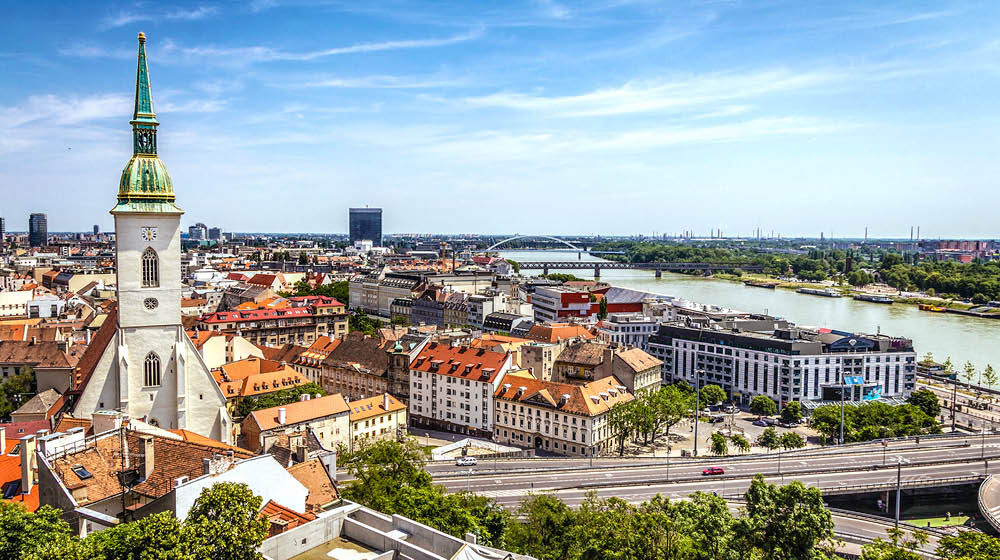 Bratislava skyline, Slovakia
