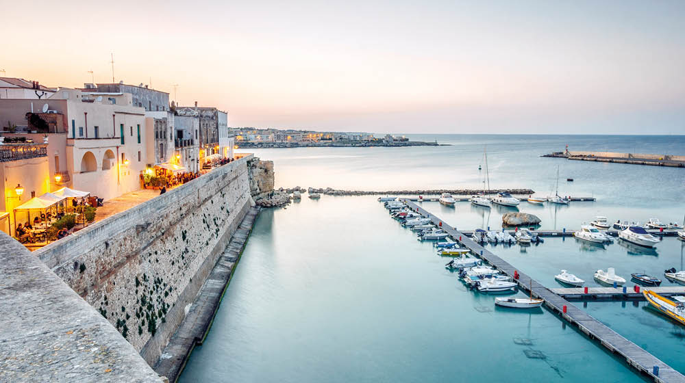 Beautiful Otranto by Adriatic Sea, Puglia, Italy