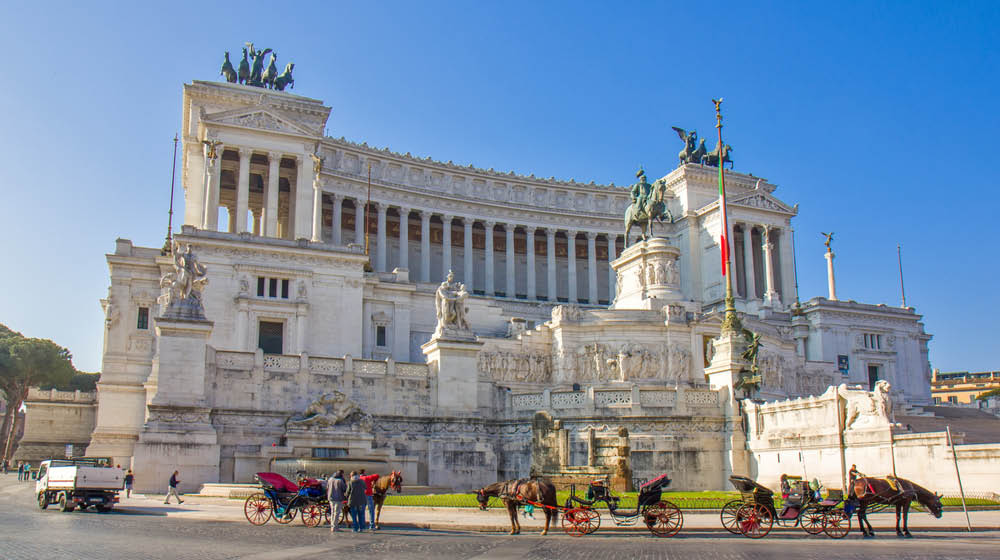 Il Vittoriano - National Monument to Victor Emmanuel II in Rome, Italy