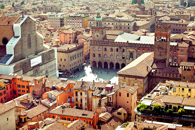 Bologna vista from Asinelli tower