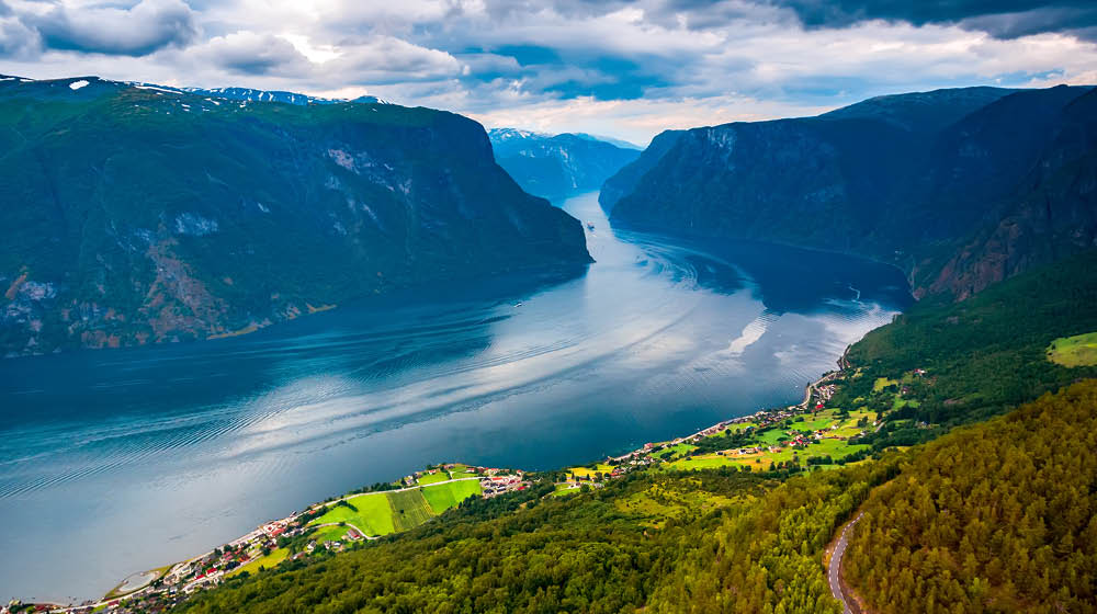 Beautiful Nature Norway. The Sognefjorden.