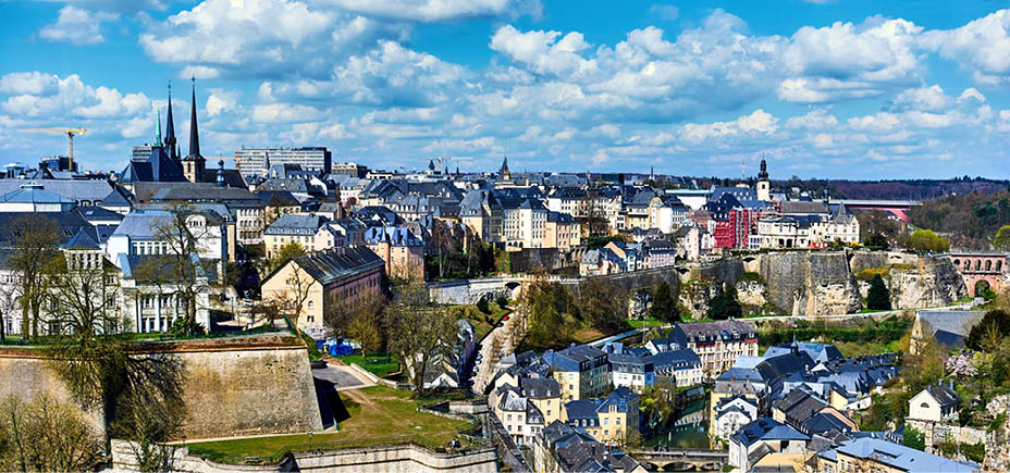 Luxembourg cityscape. Western Europe