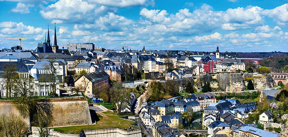 Luxembourg cityscape. Western Europe
