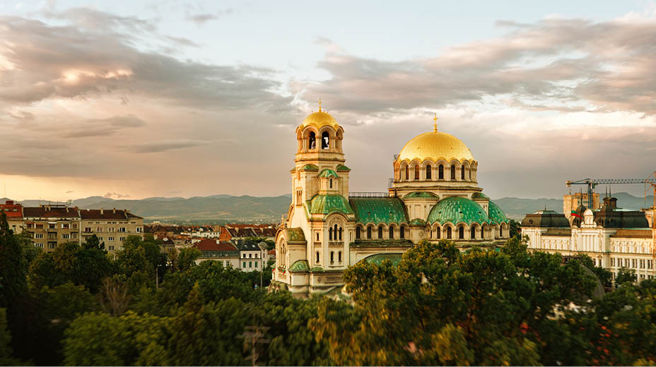 Alexander Nevski cathedral panorama