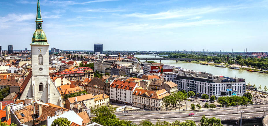 Bratislava skyline, Slovakia
