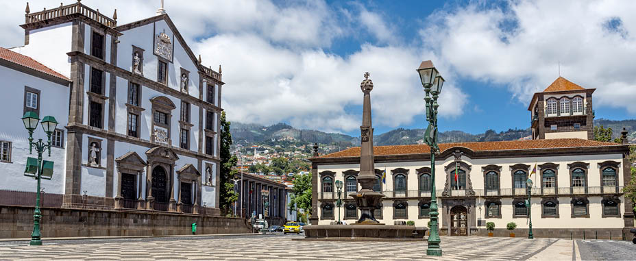 Historic town hall in Funchal, Madeira