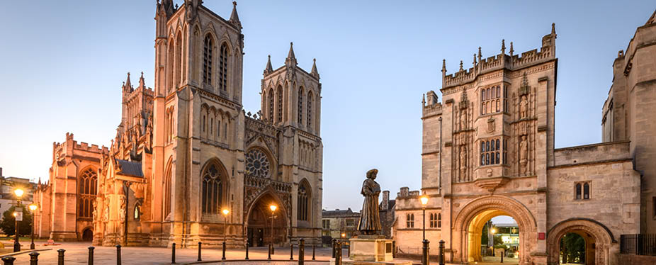 Bristol cathedral and central library are two of the famous building in Bristol, UK.