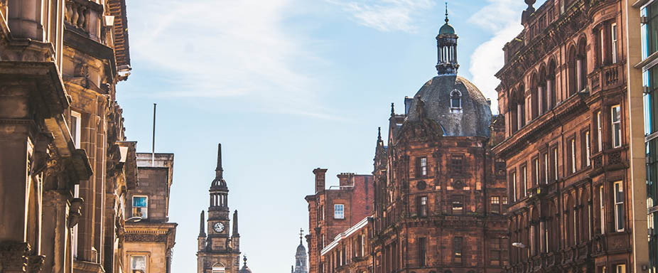 A street in Glasgow, Scotland