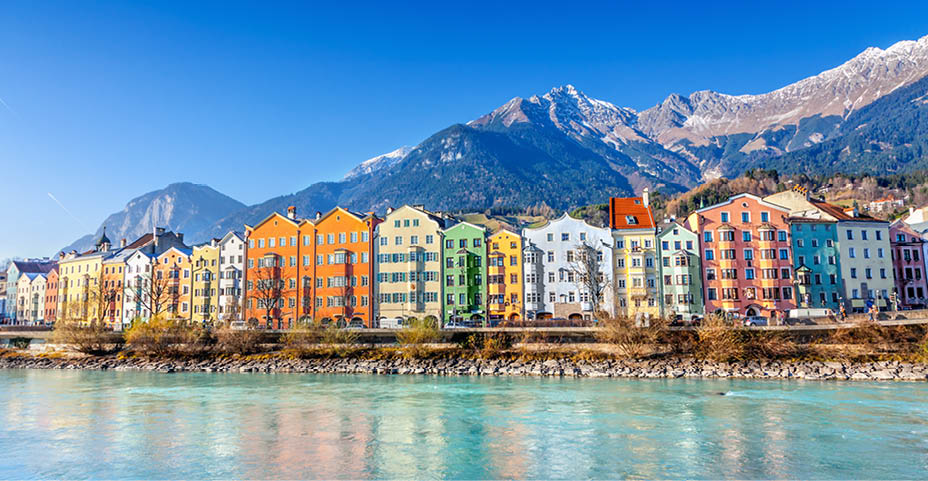Innsbruck cityscape, Austria