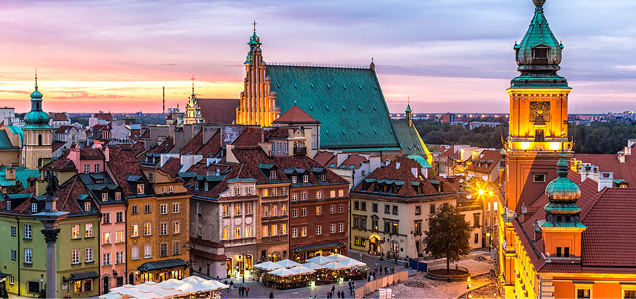 Old Town in Warsaw, Poland